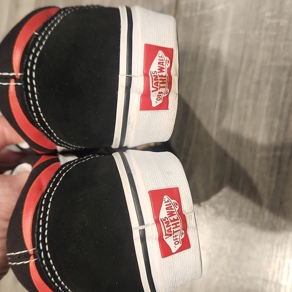 EUC VANS 500714 Off the Wall Men's sz 8 Women's sz 9.5 Flame Sneakers - Picture 5 of 7